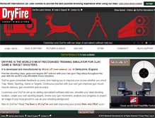 Tablet Screenshot of dryfire.com